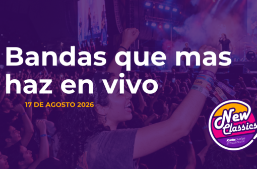 Banda que han visto mas veces en vivo